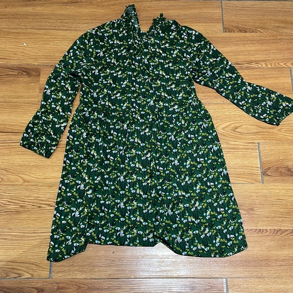 LOFT Dresses Green Dress Poshmark